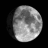 Moon age: 9 days, 17 hours, 37 minutes,80%